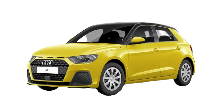 Audi A1 jaune