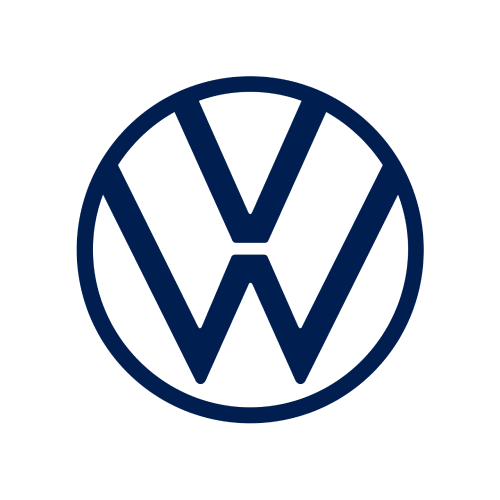 logo volkswagen bleu