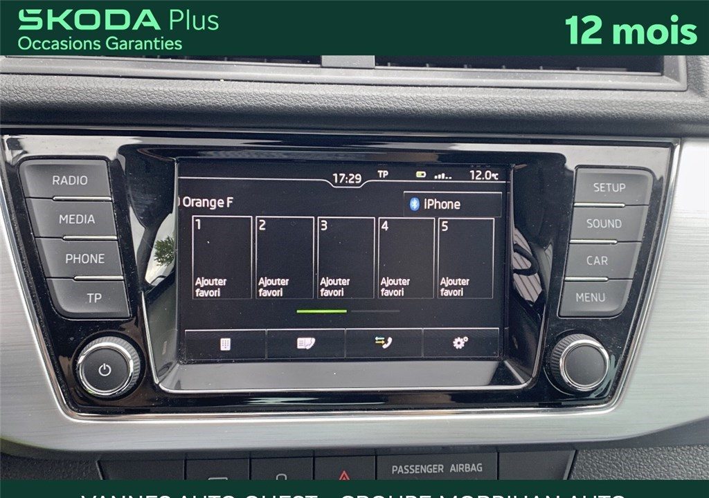 SKODA FABIA 1.0 MPI 60 CH GREENTEC