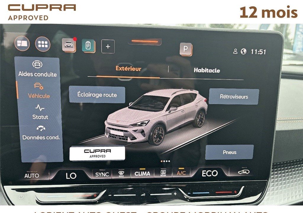 CUPRA FORMENTOR EHYBRID 204 CH DSG6