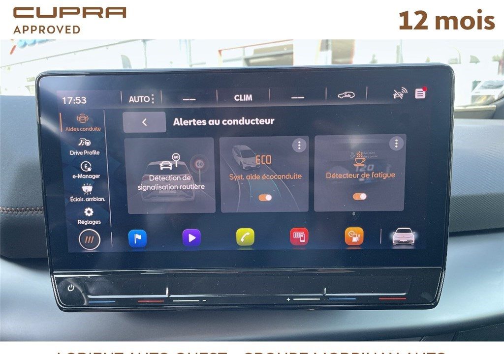 CUPRA BORN 230 CH – BATTERIE L