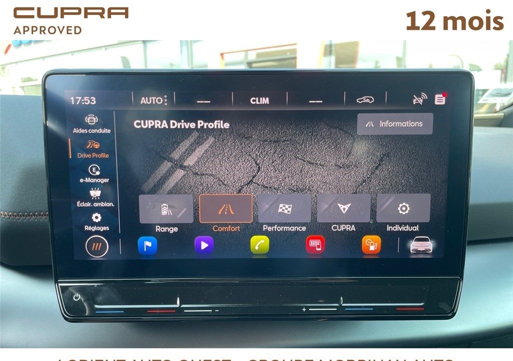 CUPRA BORN 230 CH – BATTERIE L