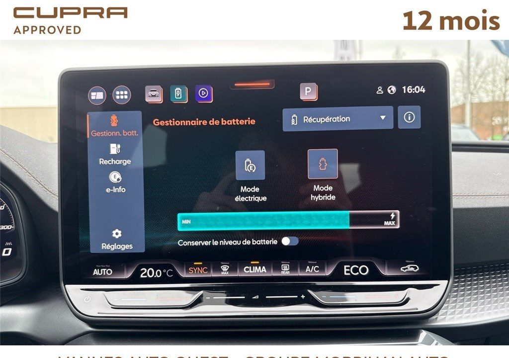 CUPRA LEON EHYBRID 204 CH DSG6