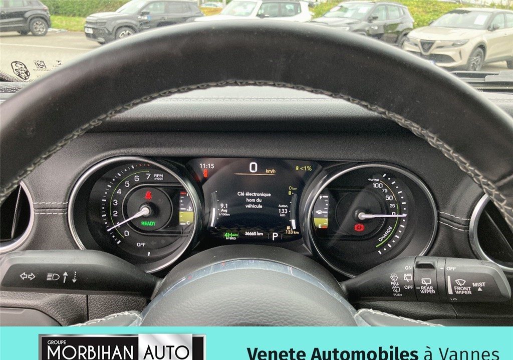 JEEP WRANGLER UNLIMITED 4XE 2.0 L T 380 CH PHEV 4X4 BVA8