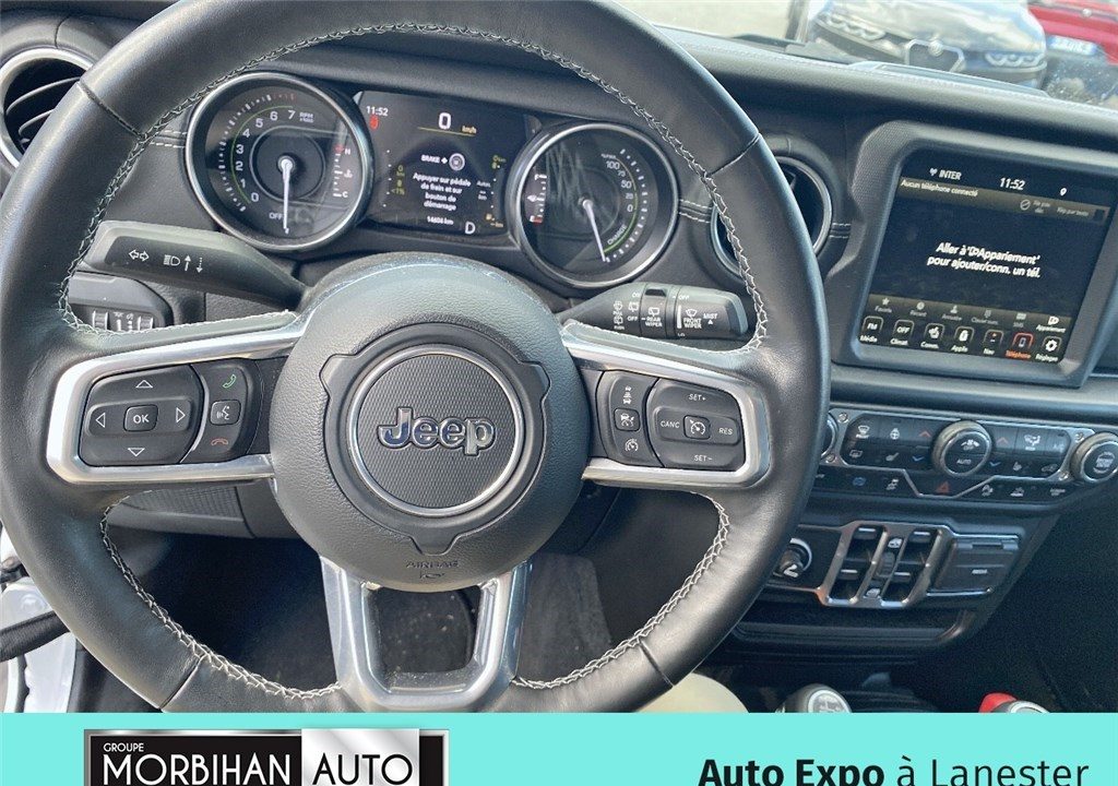 JEEP WRANGLER MY21 UNLIMITED 4XE 2.0 L T 380 CH PHEV 4X4 BVA8