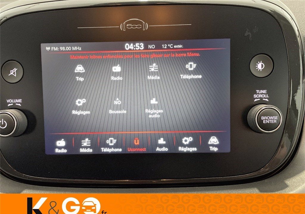 FIAT 500X MY22 1.0 FIREFLY TURBO T3 120 CH