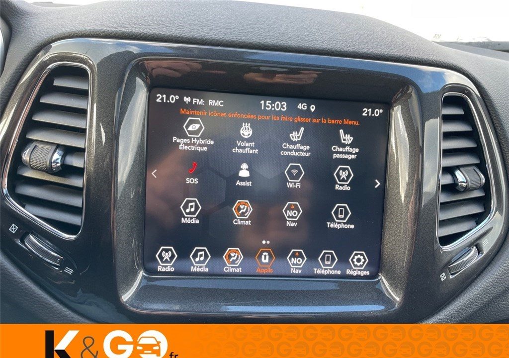 JEEP COMPASS MY20 Compass 1.3 GSE T4 240 ch PHEV AT6 4xe eAWD