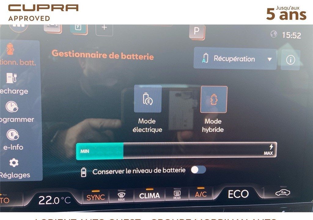 CUPRA FORMENTOR EHYBRID 204 CH DSG6