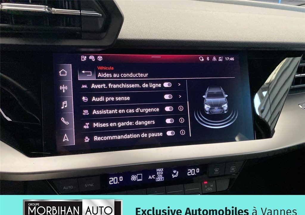 AUDI A3 SPORTBACK 40 TFSIE 204 S TRONIC 6