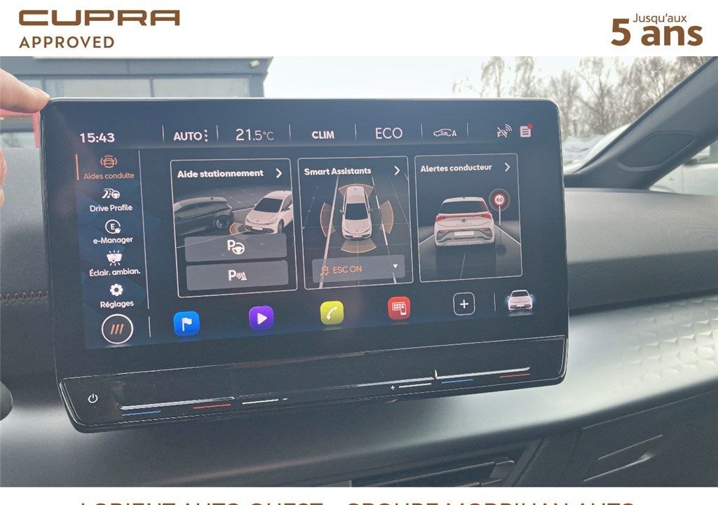 CUPRA BORN 230 CH – BATTERIE L