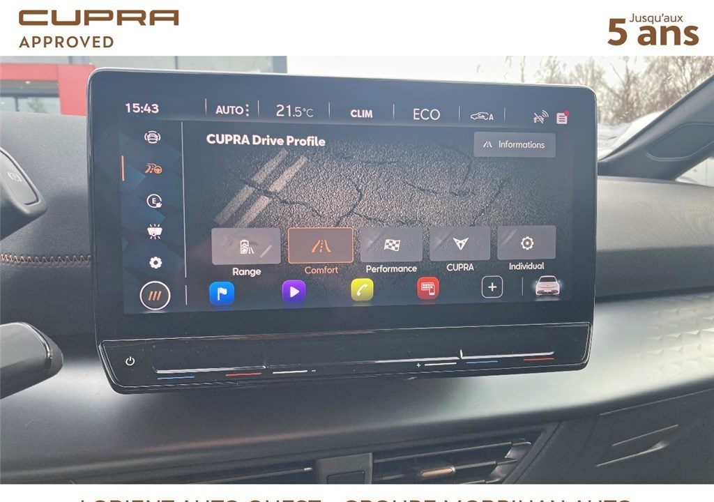 CUPRA BORN 230 CH – BATTERIE L